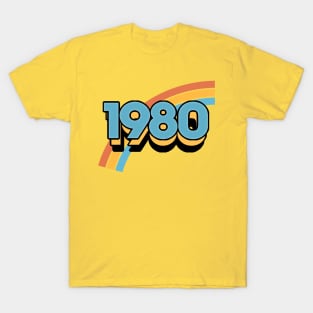 1980 //// Retro Birthday Design T-Shirt